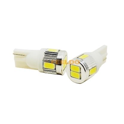 Picture of 12V 3W Pure White T10/194/W5W 6SMD 5630 Car Light Bulb