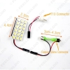 Picture of 1Set White 5050 3-Chips 18SMD Car LED Light Panel with T10/BA9S/Festoon Adapters Dome Bulb Lamp