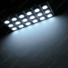 Picture of 1Set White 5050 3-Chips 18SMD Car LED Light Panel with T10/BA9S/Festoon Adapters Dome Bulb Lamp