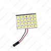 Picture of White Car 24SMD 5050 3-Chips LED Panel Dome Light with T10/BA9S/Festoon Adapters Dome Bulbs