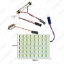 Picture of 1Set White 48SMD 5050 Chip Car LED Light with 3 Adapters T10/BA9S/Festoon Dome Bulbs