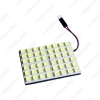 Picture of 1Set White 48SMD 5050 Chip Car LED Light with 3 Adapters T10/BA9S/Festoon Dome Bulbs