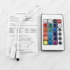 Picture of Car 5-24V 6A Mini RGB LED IR Wireless Controller with 24 Keys RGB Remote Control for LED Light Bar Lamp 24 Modes
