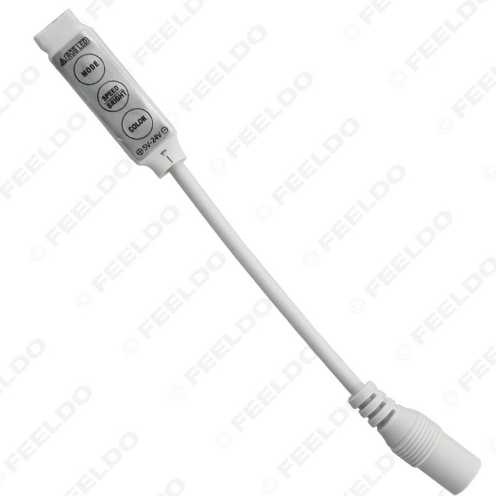 Picture of DC5V~24V 4Pin-LED Strip Flasher Module Flash Strobe Controller With 5.5mm/2.1mm DC Female Power Adapter