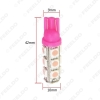 Picture of 1PC Super Bright Car/Auto T10 194 168 W5W 5050 Chip 13SMD Wedge Car LED Light Bulbs 7-Color
