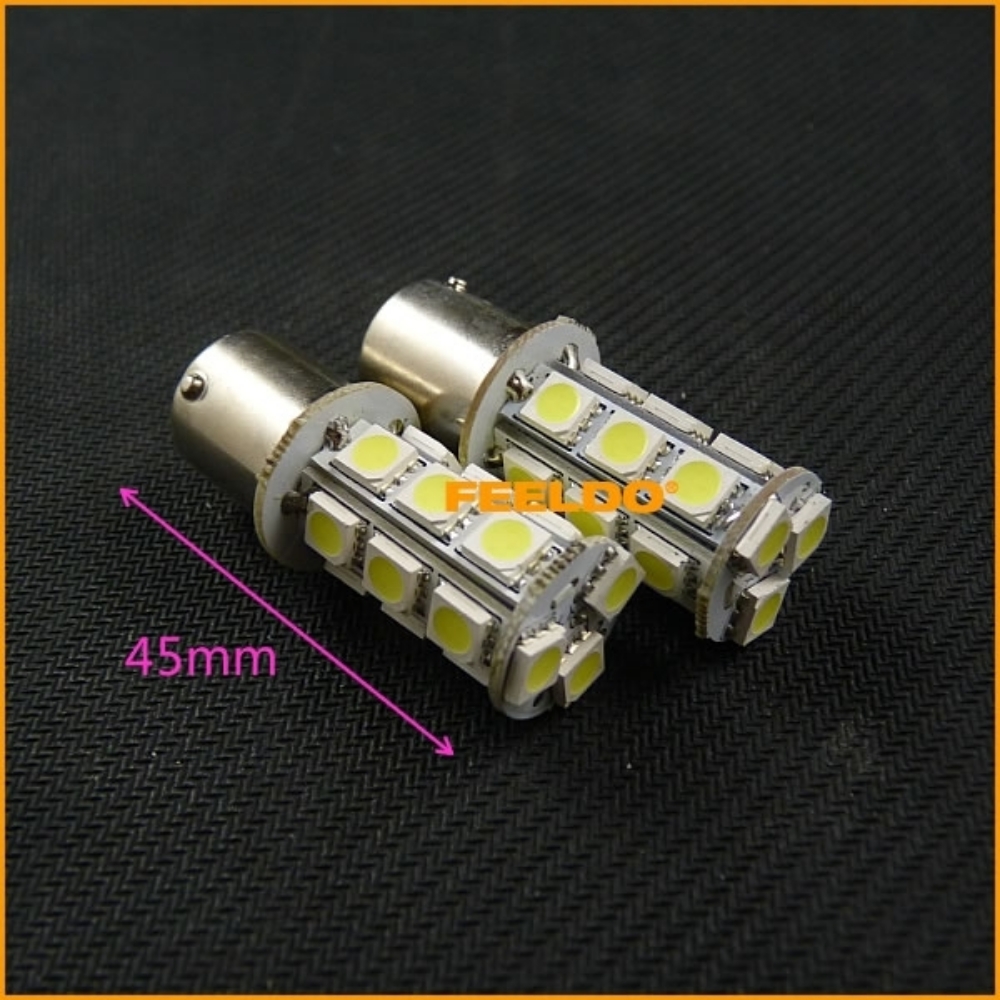 Picture of 1pcs Pure White Car 1156 BA15S 68SMD 3528 Light LED Lamp Turn Signal Lights