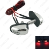 Picture of 1pair Car Universal Chrome Hood Windshield Washer Jet Nozzle Spray With LED Light 6 Colors for Choice