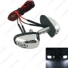 Picture of 1pair Car Universal Chrome Hood Windshield Washer Jet Nozzle Spray With LED Light 6 Colors for Choice