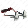 Picture of 1pair Car Universal Chrome Hood Windshield Washer Jet Nozzle Spray With LED Light 6 Colors for Choice