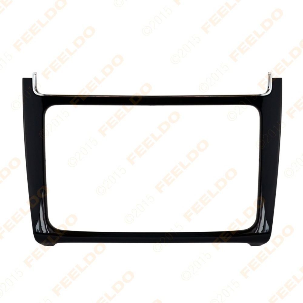 Picture of Glossy Black 2DIN Car Refitting Radio Stereo DVD Frame Fascia Dash Panel Installation Kits For Volkswagen Polo(Typ6C;2014+)