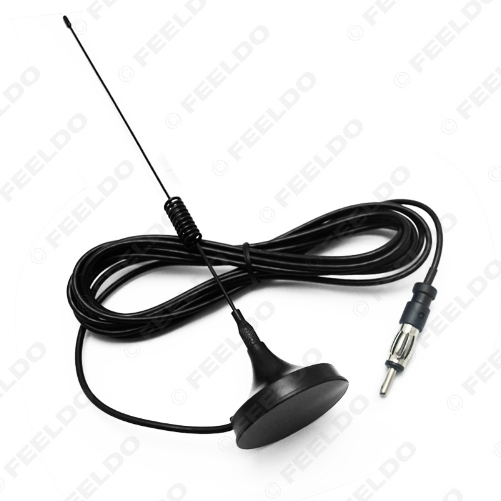 Picture of Car Universal Magnetic Base Roof Mount Radio AM/FM Aerial Antenna