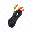 Picture of 5.5mm/2.1mm DC adapter plug coaxial Power Distributor Cable With Backup Car Camera RCA AV Cable
