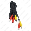 Picture of 5.5mm/2.1mm DC adapter plug coaxial Power Distributor Cable With Backup Car Camera RCA AV Cable