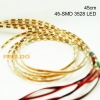 Picture of 1pcs 12V 45cm Super Waterproof 45-LED SMD 3528 RGB Flashing Flexible Car Decoration Strip Light