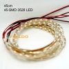 Picture of 1pcs 12V 45cm Super Waterproof 45-LED SMD 3528 RGB Flashing Flexible Car Decoration Strip Light