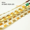 Picture of 1pcs 12V 45cm Super Waterproof 45-LED SMD 3528 RGB Flashing Flexible Car Decoration Strip Light