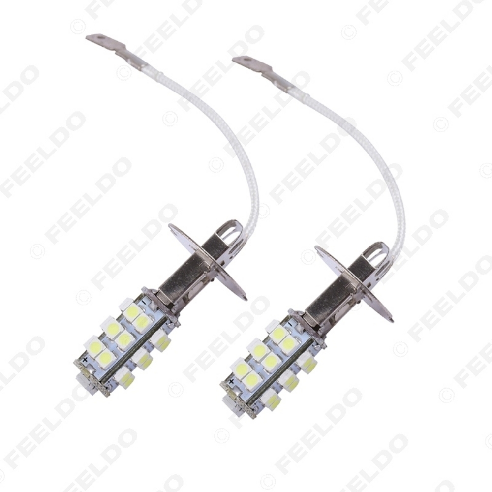 Picture of 1pcs White 3W Auto H3 1210/3528SMD 26LED Car HeadLight Fog Light Bulb Lamp