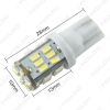 Picture of Super White 3W T10 W5W 3014 Chip 30-SMD Canbus No-Error Car Clearance Lamp/Reading LED Light