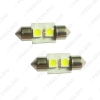 Picture of 1pcs White 31mm 5050 2SMD Interior Car Festoon Dome LED Light Bulb Reading Light