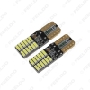 Picture of 1pcs T10 194 168 W5W No Error 3014 24 LED Canbus Car Side Lamp Wedge Light Bulb 7-Colors