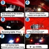 Picture of 1pcs 5-Color T5 74 2721 Car LED Light Convex 1-LED Wedge Base for Dashboards (Gauge bulbs)