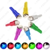 Picture of 1pcs 7-Color T5 1206 3-SMD 0.1W Car Dashboard Gauge Side LED Light Bulbs Lamp DC 12V