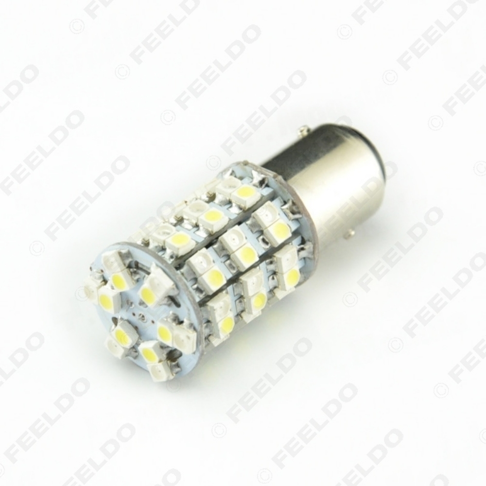 Picture of 1pcs 12V 1157 BAY15D 3528 60SMD 300LM Dual Color Yellow/White Car Turn/Brake LED Light Bulb