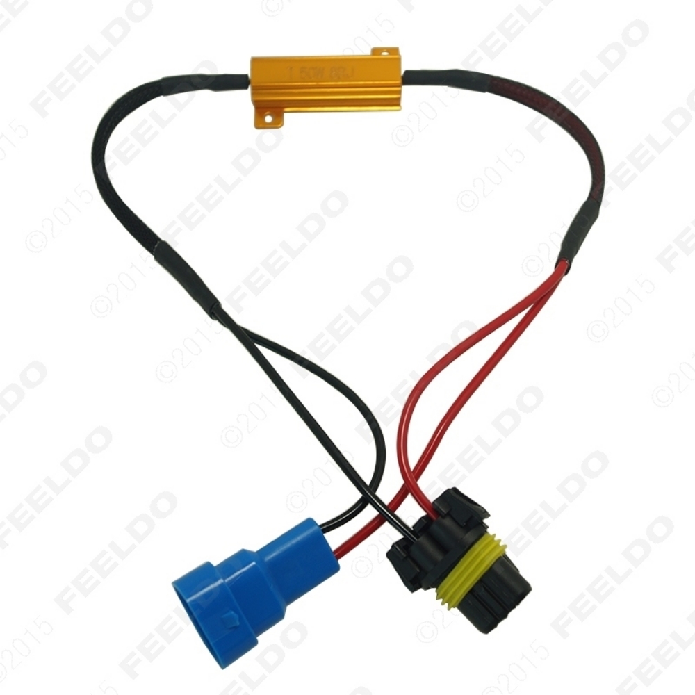 Picture of HB3/9005 Load Resistor Fog Lamps Decoder LED Connection Resistance Line LED Fog Lights Resistor