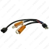 Picture of H4 led bulb warning error canceller no error h4 led decoder error resistor harness