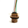 Picture of Car 7443/T20/W21/5W/W3x16q LED Bulbs Brake Signal Lights Socket Harness Plugs Connector
