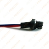 Picture of Car 7443/7441/7444 LED Bulb Light Male Socket Plug Adapter With 3-wire Extended Wire