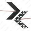 Picture of 1pcs Auto/Car LED Arrow Lights 14-smd Side Mirror Rear Turn Indicator LED Light 5 Colors for Choice