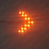 Picture of 1pcs Auto/Car LED Arrow Lights 14-smd Side Mirror Rear Turn Indicator LED Light 5 Colors for Choice