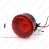 Picture of 1pcs Car Motorcycle Brakes Horn with Red LED Light 12V 6 Tones + LED Lamp