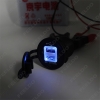 Picture of 1pcs Portable Waterproof Blue LED 12-24V Car Motorcycle Cigarette Lighter Socket Dual USB Power Adapter Charger Outlet