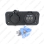 Picture of 2in1 Motorcycle Phone Waterproof 2.1A/1A USB Charger Adapter+ Voltmeter Socket