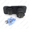 Picture of 2in1 Motorcycle Phone Waterproof 2.1A/1A USB Charger Adapter+ Voltmeter Socket