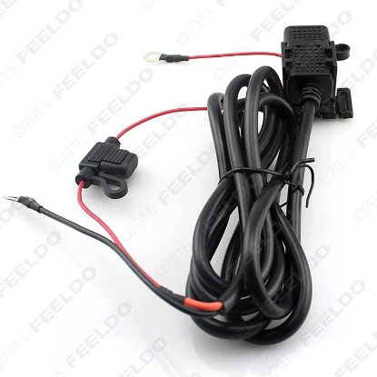 Picture of Motorcycle Bike USB Power Supply Port Socket Charger for Cell Phone 12V/24V