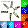 Picture of 1pcs 7-Color T10 2835 30SMD Canbus Error Free Car LED Indicator Door Side Marker Light