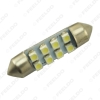 Picture of 1pcs White 31mm/36mm/39mm/41mm 1210/3528 8SMD Car Interior Light Festoon Dome LED Bulb