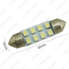 Picture of 1pcs White 31mm/36mm/39mm/41mm 1210/3528 8SMD Car Interior Light Festoon Dome LED Bulb