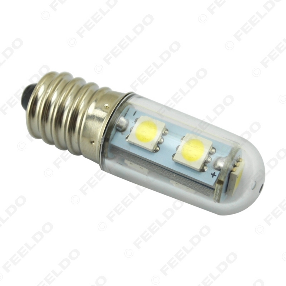 Picture of 1pcs White Mini E14 5050SMD 7LED 60-80LM Home Light LED Refrigerator Bulb Lamps AC 200-240V