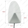 Picture of Universal Car Radio Antenna Shark Fin Roof Decorative Antenna With FM/AM Radio Function 3-Color