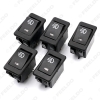 Picture of 5pcs/lot Universal Car Boat Van Fog Light Rocker Switch LED Dash Dashboard Blue Light