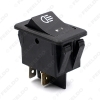 Picture of 5pcs/lot Universal Car Boat Van Fog Light Rocker Switch LED Dash Dashboard Blue Light