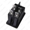 Picture of 5pcs/lot Universal Car Boat Van Fog Light Rocker Switch LED Dash Dashboard Blue Light