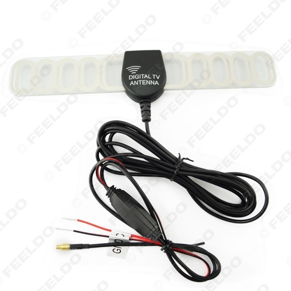 Picture of Car MCX Connector Active TV Antenna Aerial With Built-in Amplifier For Digital TV