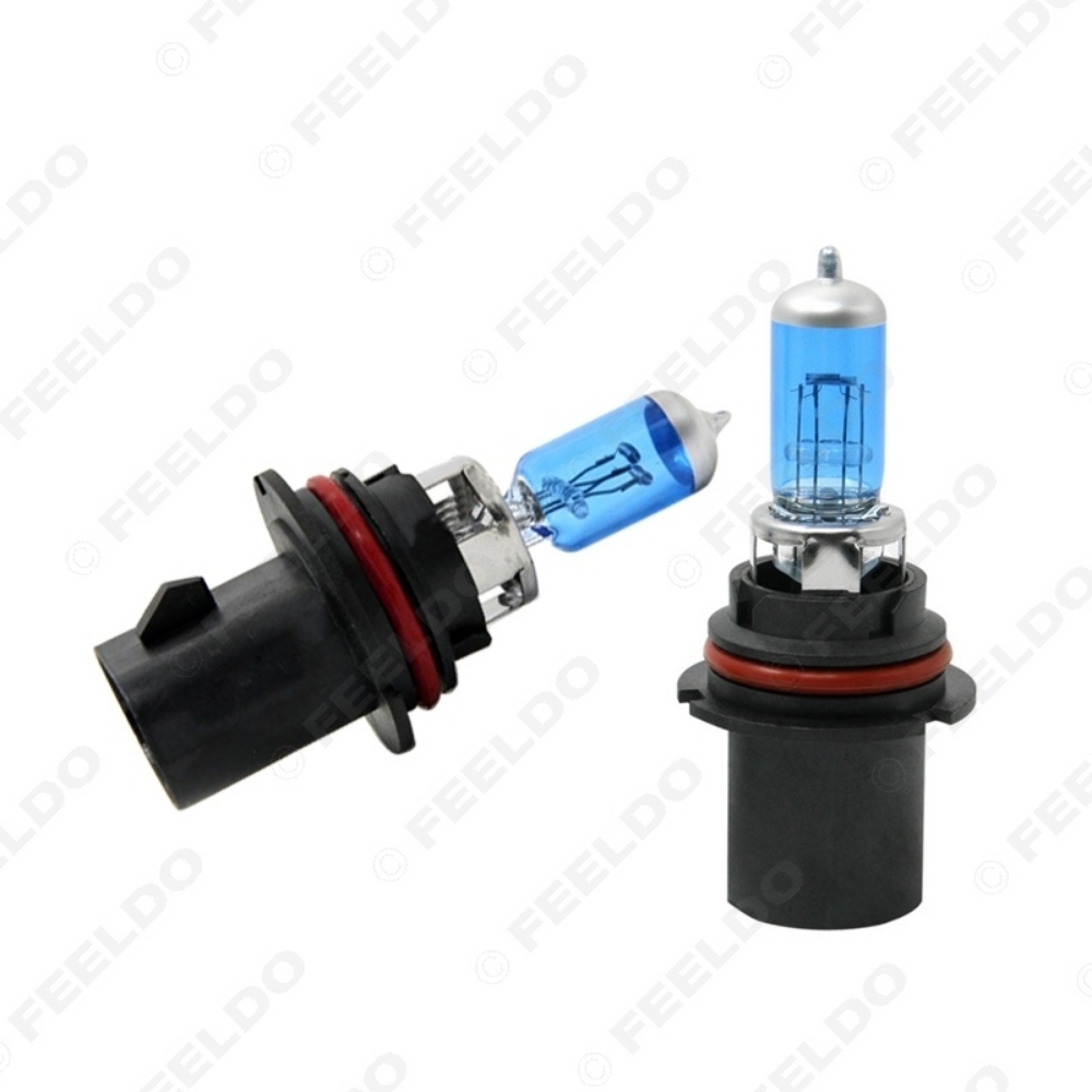 Picture of 1PC White 9004 12V 100W Car Fog Lights Halogen Bulb Headlights Lamp Car Light Source Parking 5000K