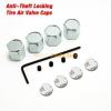 Picture of 200-LOGOs 4PCs/Set New Caps Anti-Theft Locking Tire air valve caps For Mixed Order