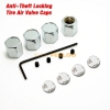 Picture of 200-LOGOs 4PCs/Set New Caps Anti-Theft Locking Tire air valve caps For Mixed Order